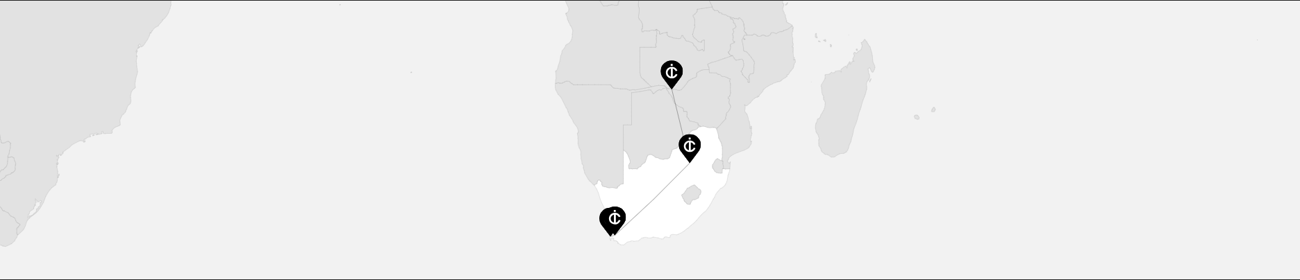 Découverte de l'Afrique du Sud en train