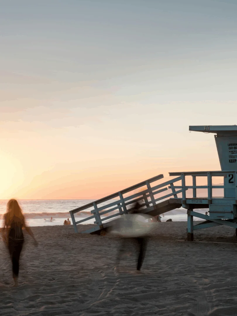 Santa Monica - Le plaisir des vagues